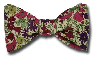 Liberty of London Poppy Daisy Rose Floral Bow Tie