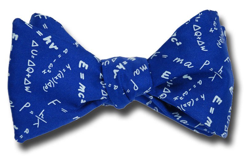 Physicist Mathematician Equations Bow Tie