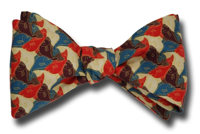 Tessellated Fish Bow Tie