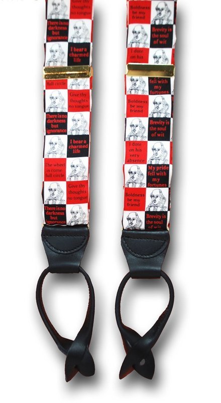 Men's Suspenders Shakespeare Theater Thespian Braces