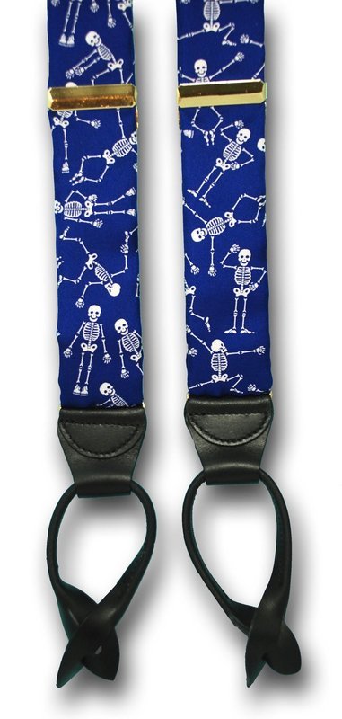 Men's Suspenders Chiropractic Skeleton Orthopedic Doctor Braces