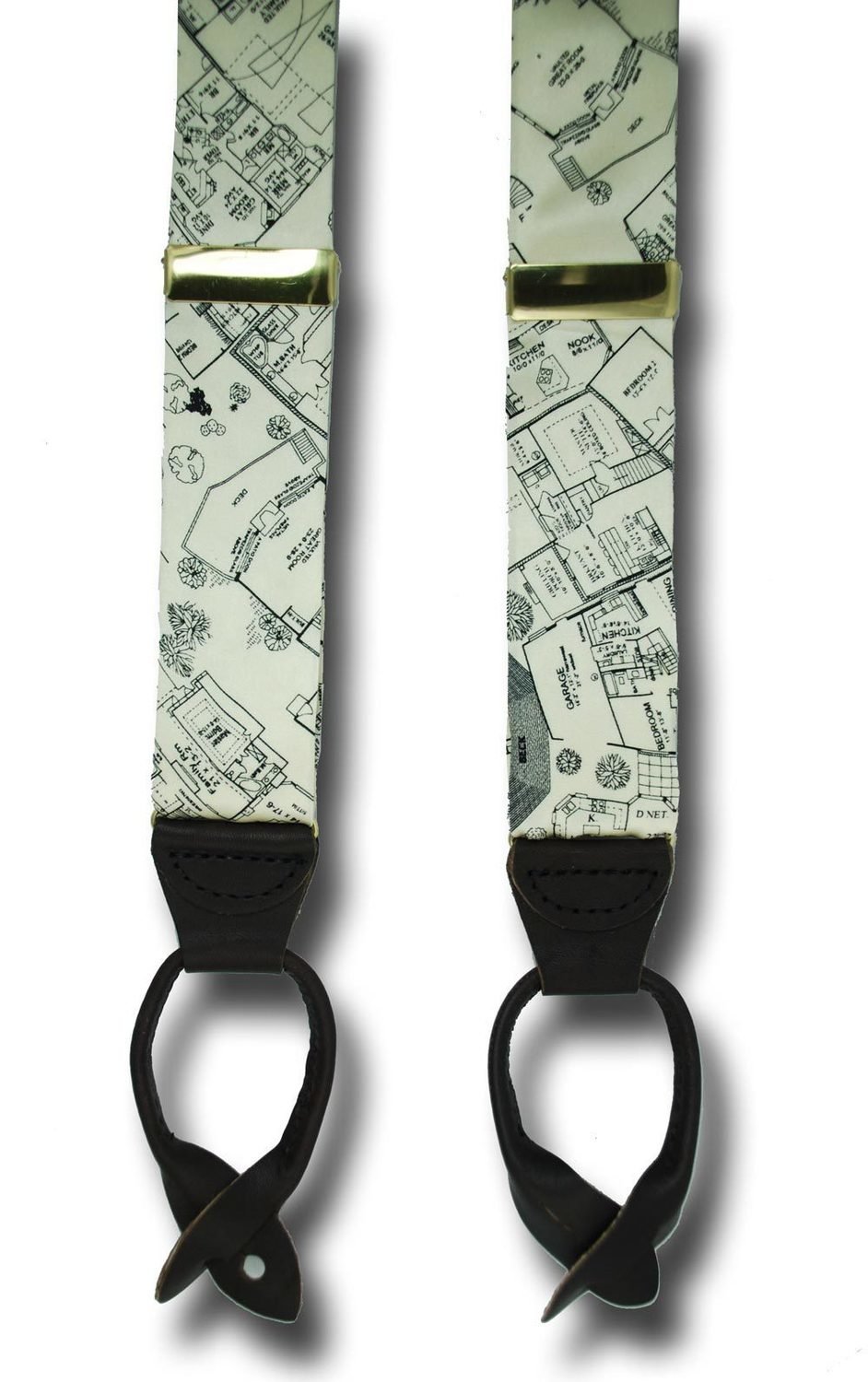 Men's Suspenders Floor Plan Braces