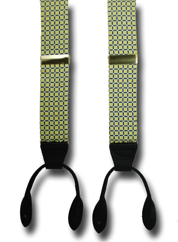 Men's Suspenders Graph Paper Braces