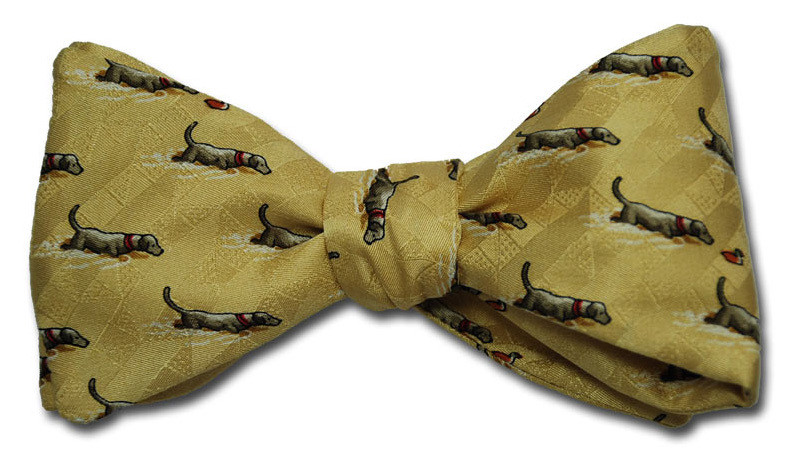 Such a Good Dog on Gold Bow Tie