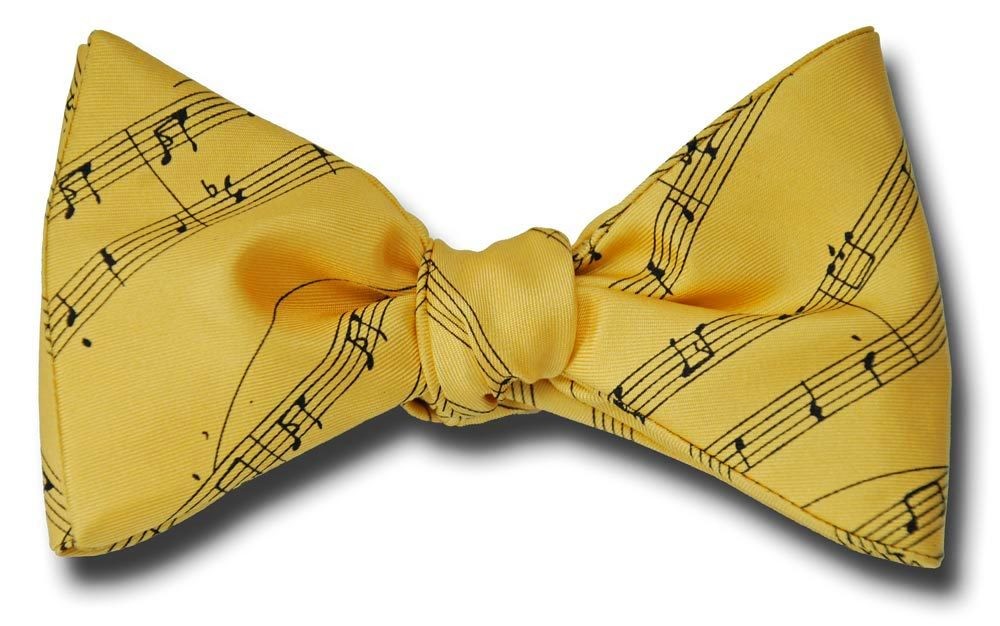 Sheet Music Bow Tie