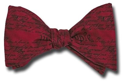US Constitution-We The People -Hamilton Bow Tie