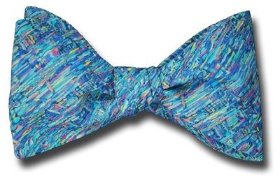 Liberty of London Ptolemy in Blues Bow Tie