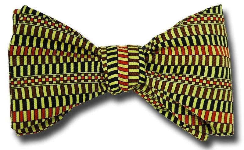 Exotic Check Bow Tie