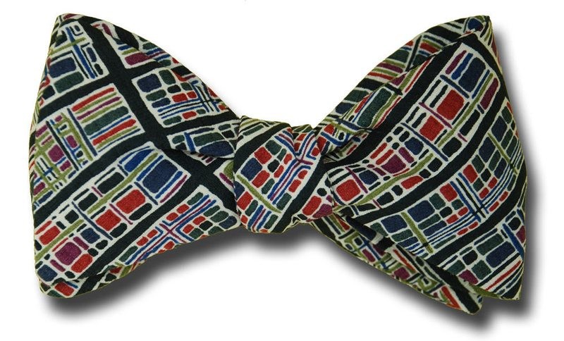 Liberty of London Progeny Window Pane Bow Tie