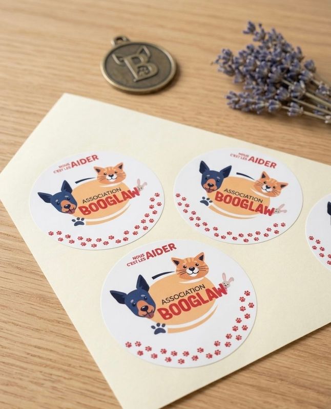 Sticker BOOGLAW - " Nous aider, c'est les aider "