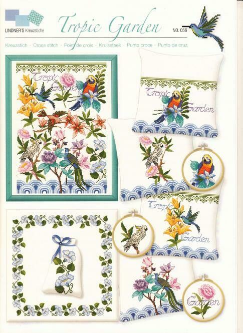 Stickvorlage "Tropic Garden"