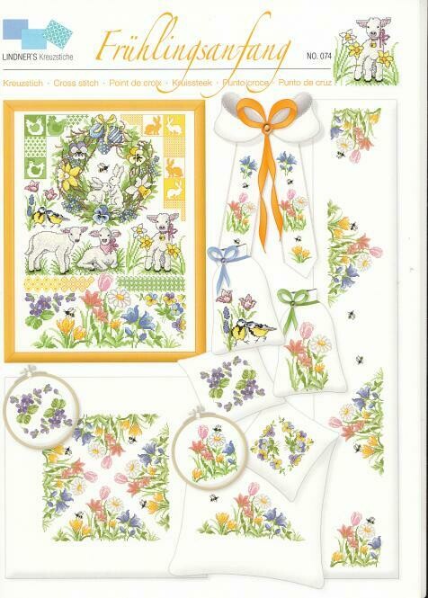 Stickvorlage " Frühlingsanfang"