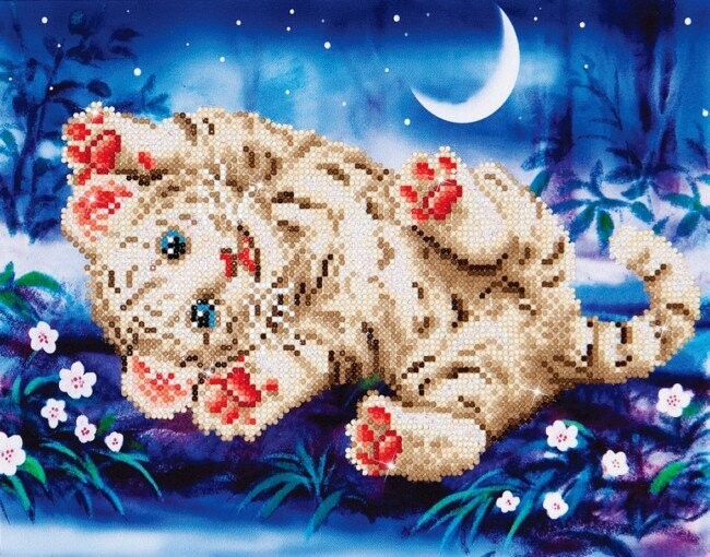 DIAMOND DOTZ "Baby Tiger Roly"
