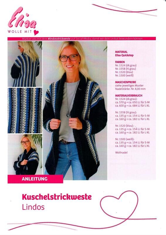 Kuschelstrickweste "Lindos"