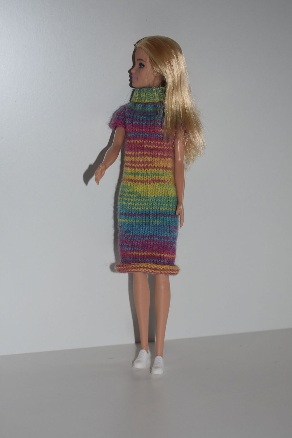 Barbiekleid "Rollkragenkleid"