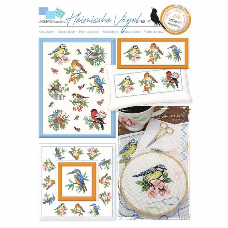 Stickvorlage "Heimische Vögel"