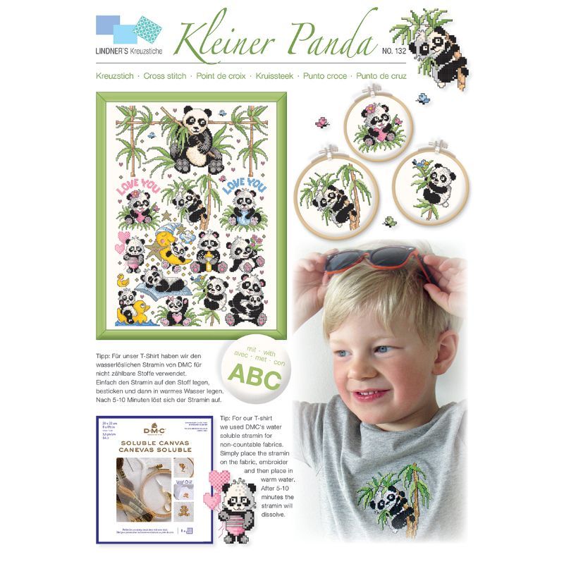Stickvorlage "Kleiner Panda"
