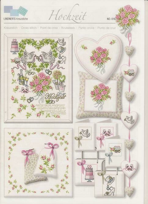 Stickvorlage "Hochzeit"