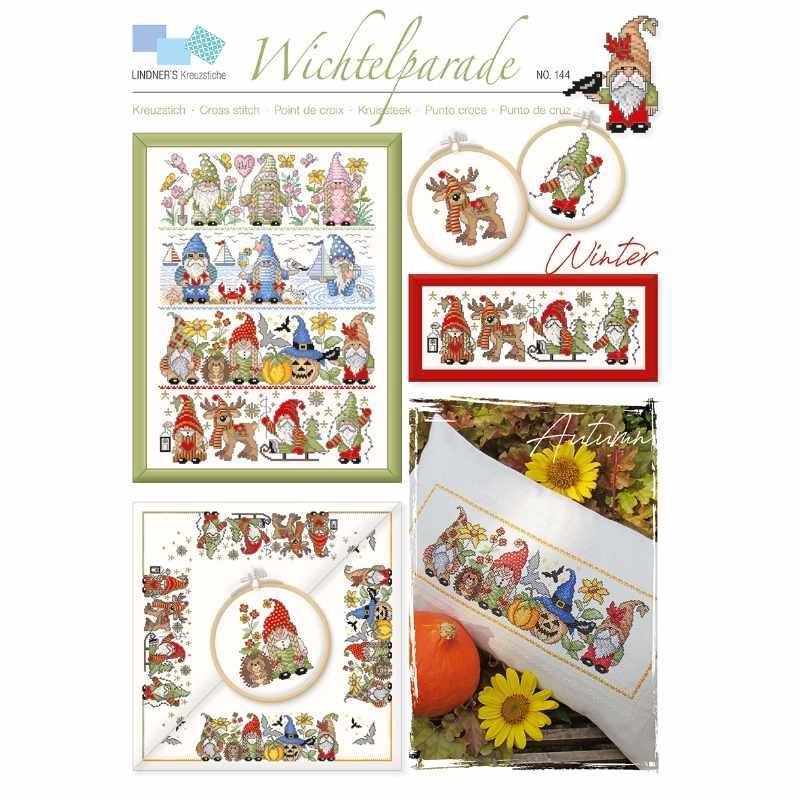 Stickvorlage "Wichtelparade"