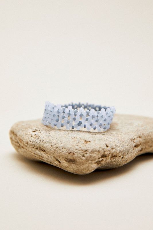 PULSERA MESH AZUL
