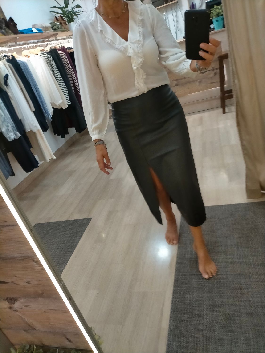 FALDA  CUIR