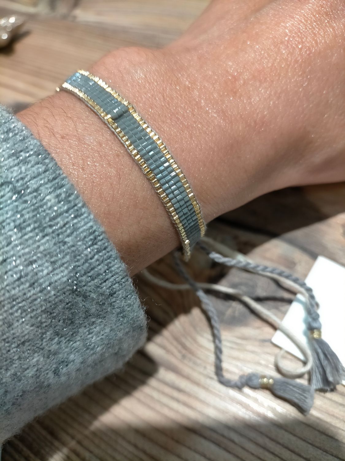 PULSERA MOSAICO GREY