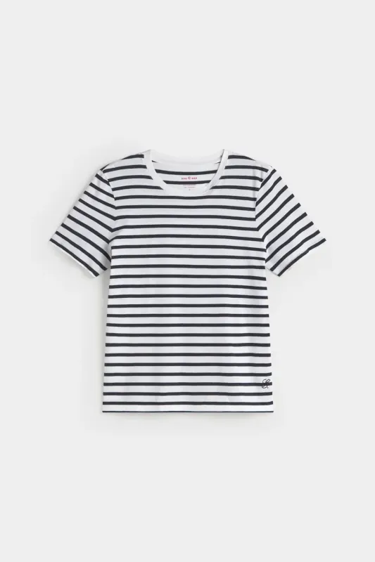 CAMISETA STRIPES NAVY