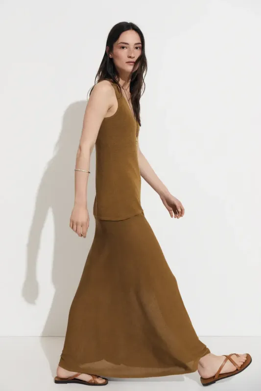VESTIDO MOORE KAKI