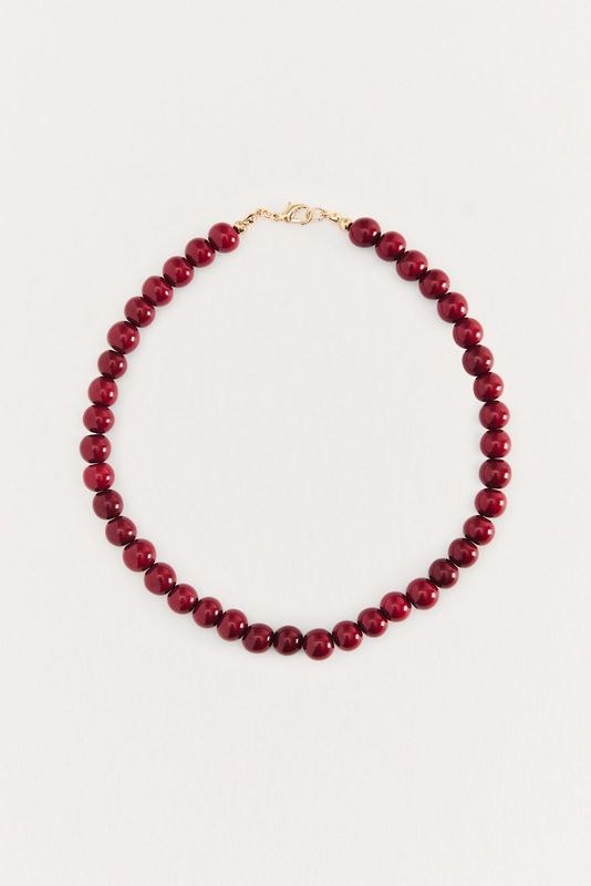GARGANTILLA MANUELA BURGUNDY