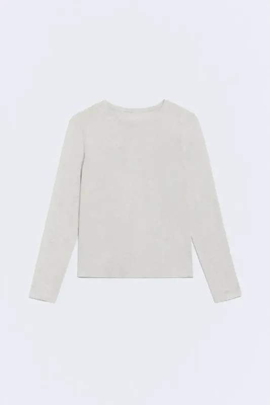 CAMISETA BASICA M/L  GRIS VIGORÉ