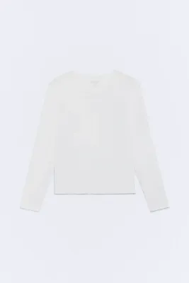 CAMISETA BASICA M/L BLANCA