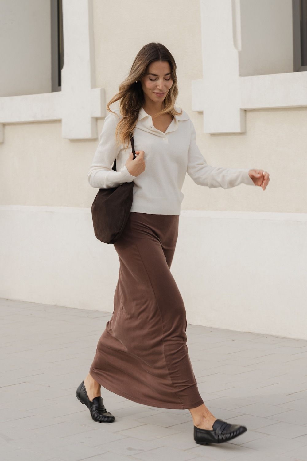 FALDA NICOLE CHOCOLATE FALDA NICOLE CHOCOLATE