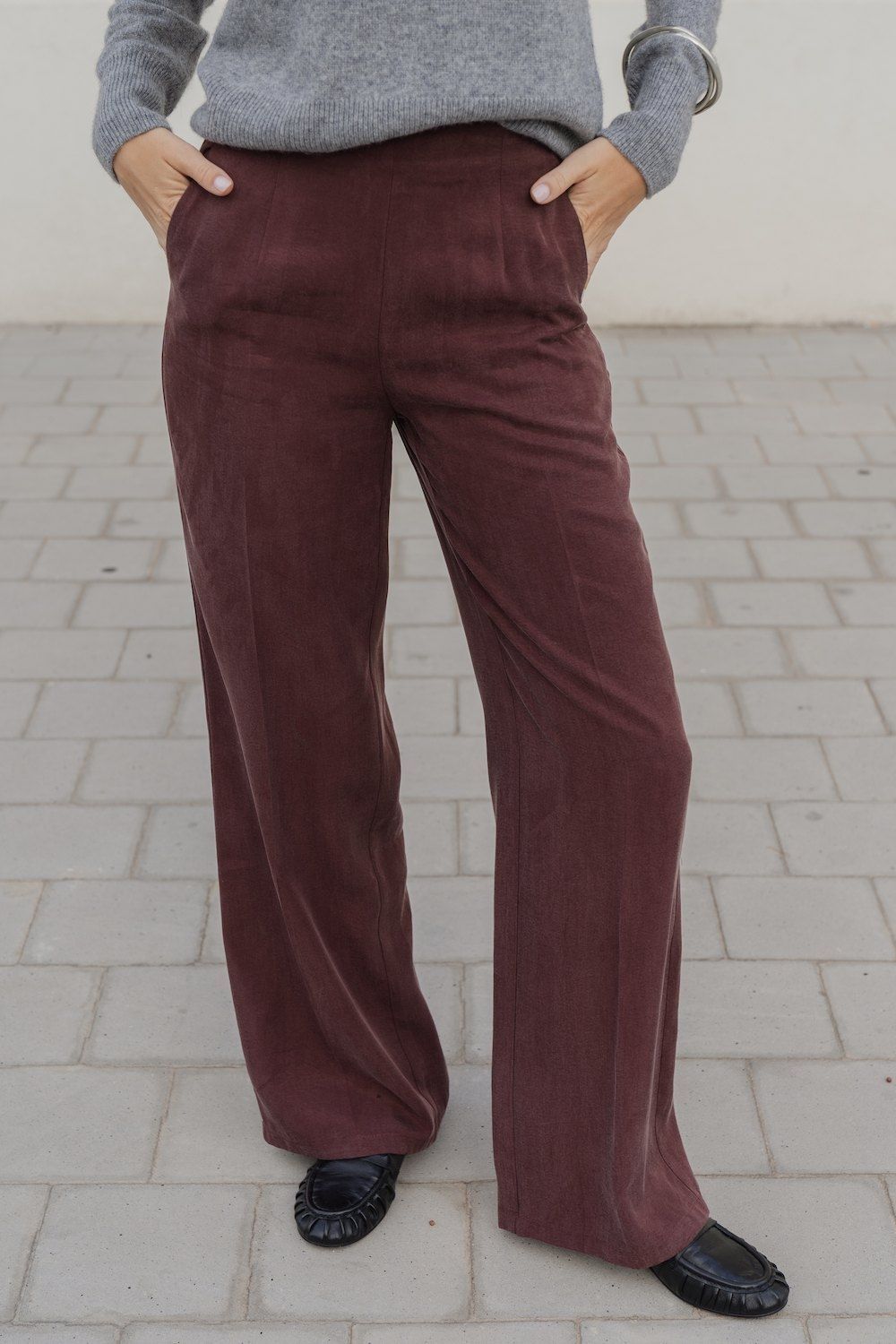 PANTALON CANNES CHESTNUT
