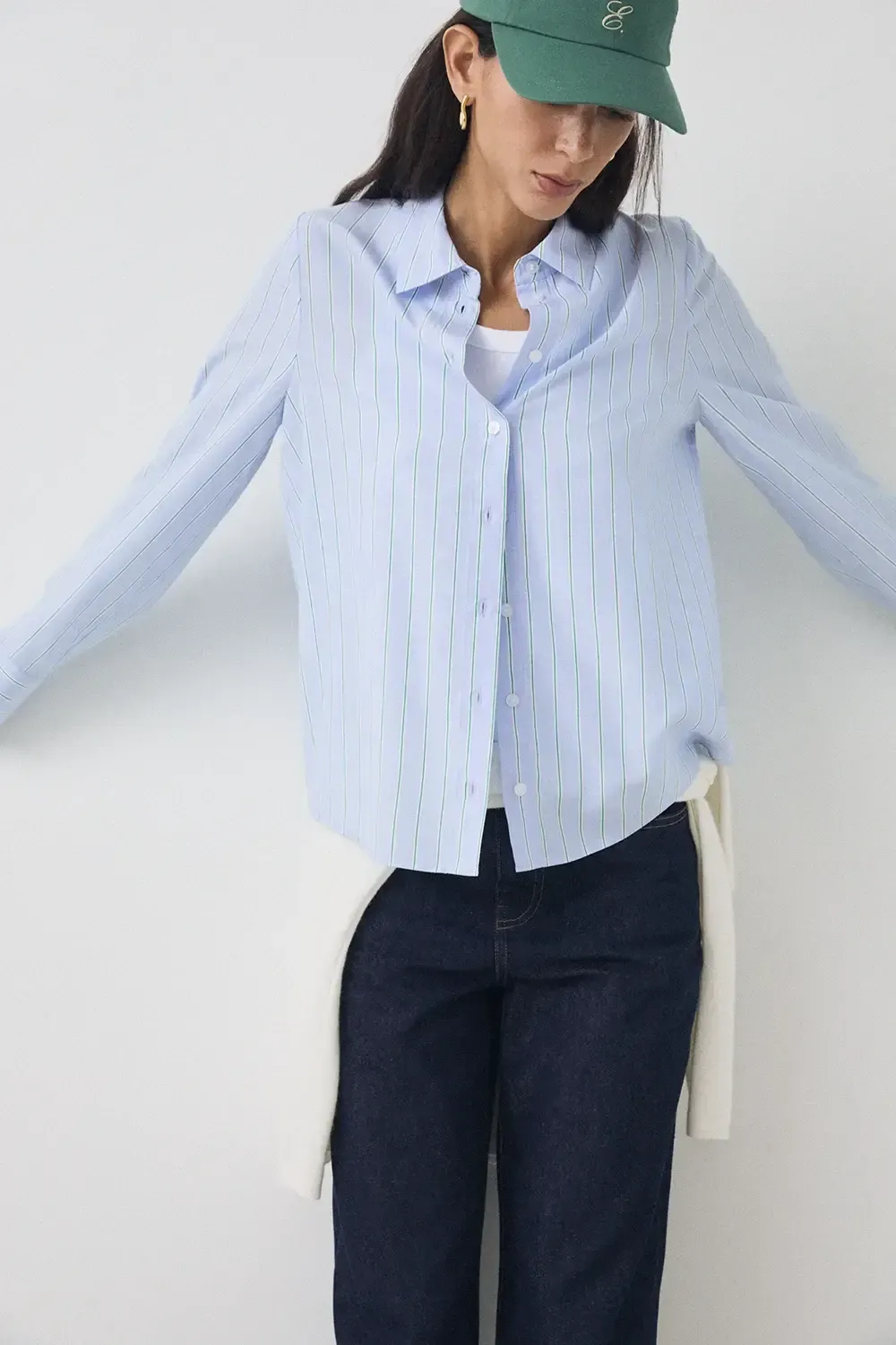 CAMISA HARVEY STRIPES BLUE