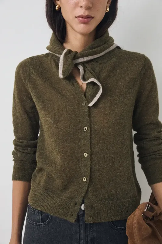 CARDIGAN SKIN SET KAKI