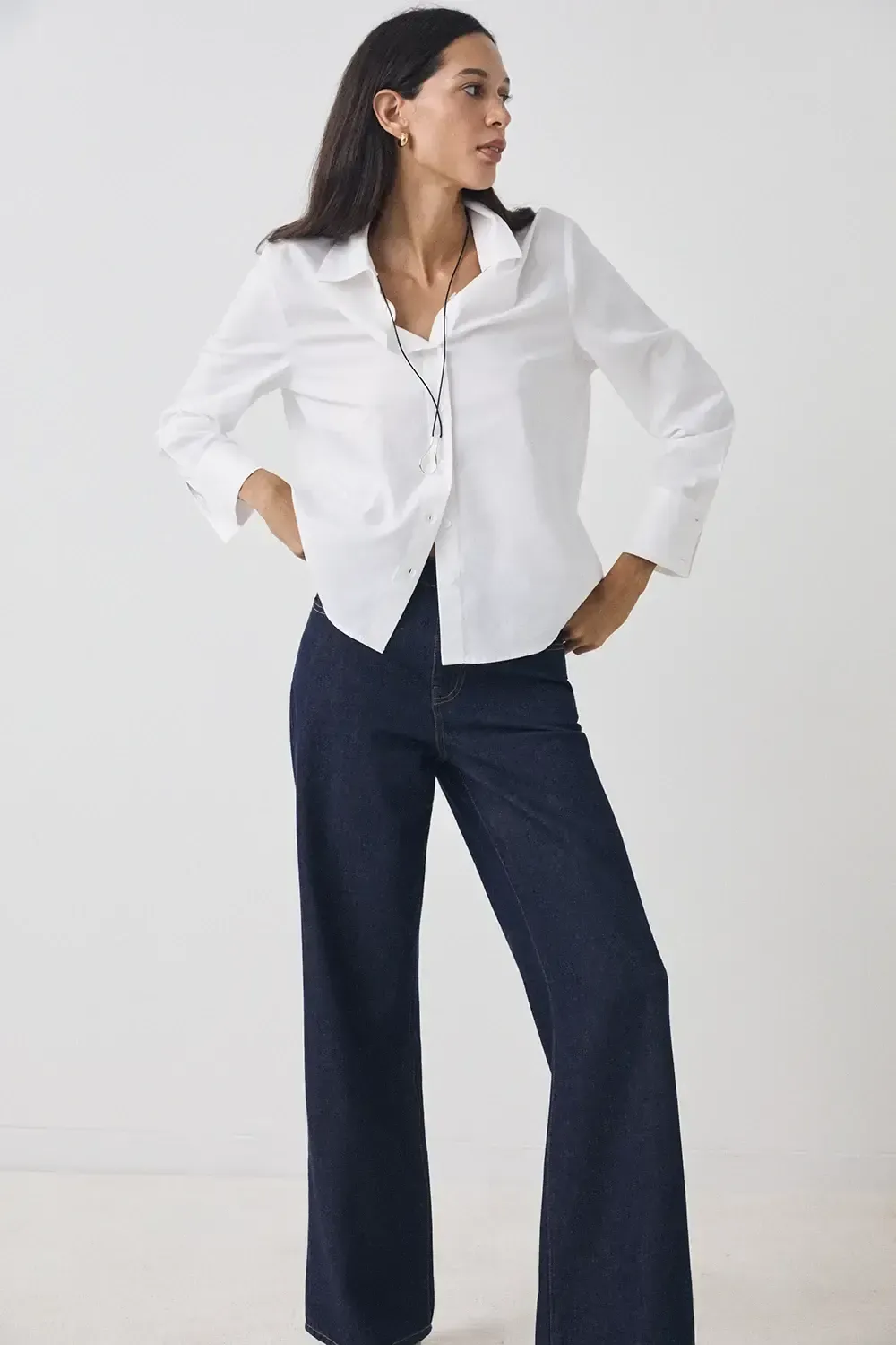 CAMISA MINIMAL ALGODON