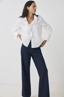 CAMISA MINIMAL ALGODON
