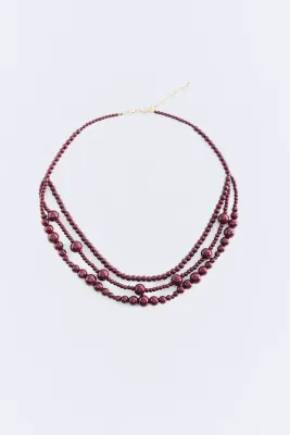 COLLAR LAUREN BURGUNDY