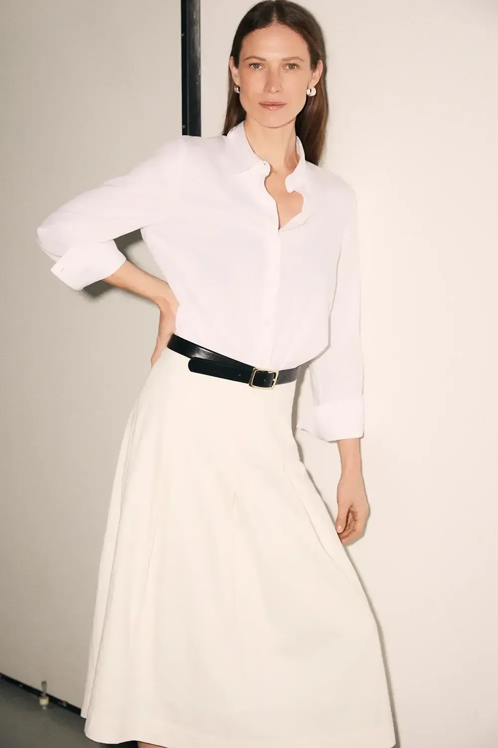 CAMISA MINIMAL ALGODON