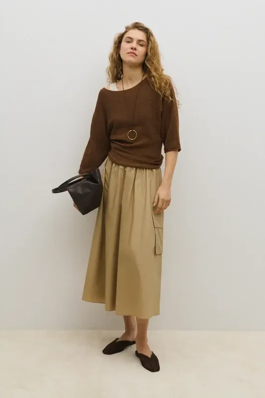 JERSEY BRUME TOSTADO