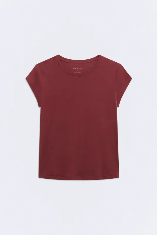 CAMISETA ASTRID BURGUNDY