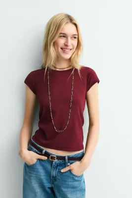 CAMISETA ASTRID BURGUNDY