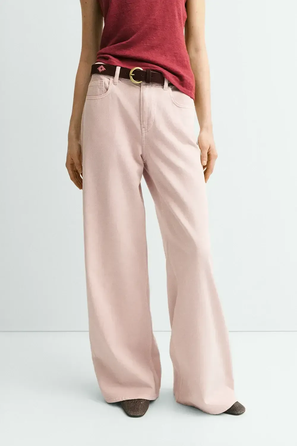 PANTALON COOPER WIDE ROSA
