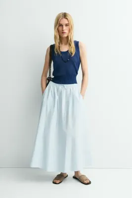 FALDA BUBBLE CELESTE