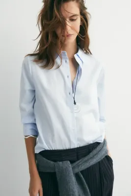 CAMISA MINIMAL AZUL ECLAT CAMISA MINIMAL AZUL ECLAT