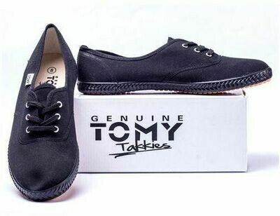 Baskets à lacets basiques pour femmes Tomy Takkies - Noir