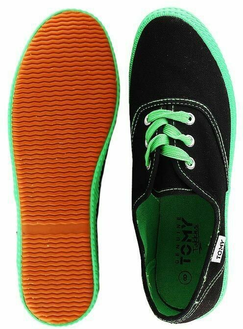 Baskets élégantes pour femmes Tomy Takkies - Noir / Vert
