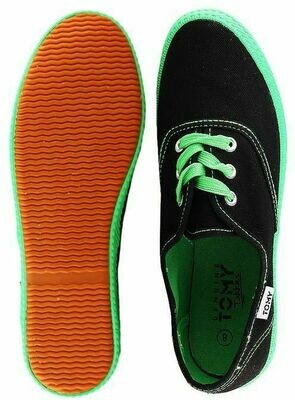 Baskets élégantes pour femmes Tomy Takkies - Noir / Vert