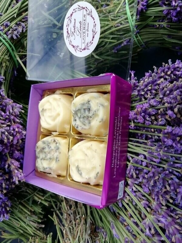 Badepraline Lavendel 4x