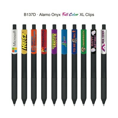 RiteLine Alamo Onyx Pen with Full Color XL Clips